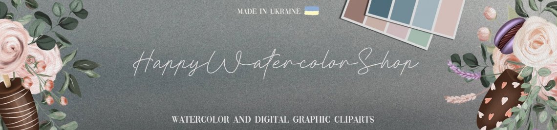 HappyWatercolorShop Profile Banner