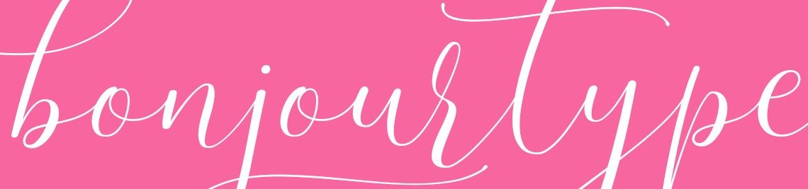 BONJOURTYPE Profile Banner