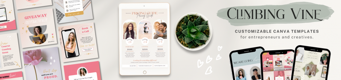 Climbing Vine Creative Profile Banner