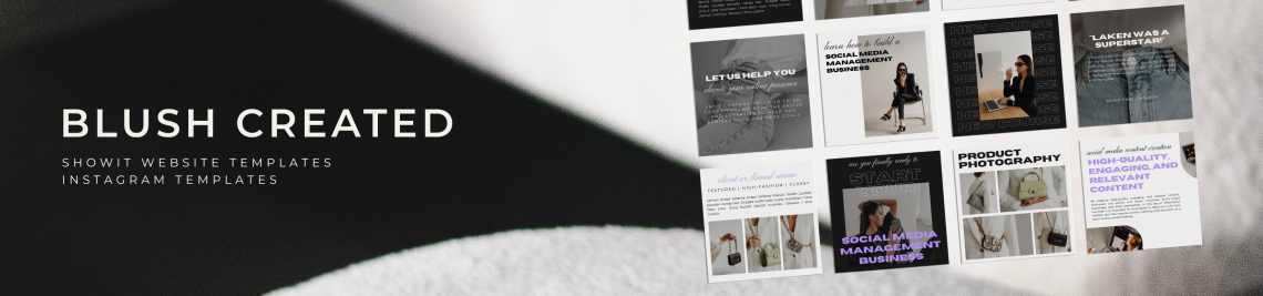 Blush Created Profile Banner