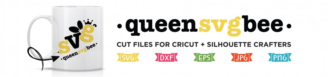 Queen SVG Bee Profile Banner