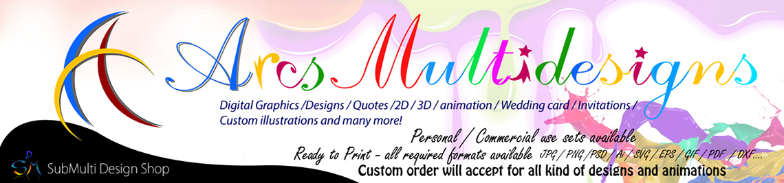 ArcsMultidesignsShop Profile Banner