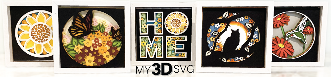My 3D SVG Profile Banner