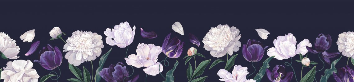MPetrovskaya Vector Flowers Profile Banner