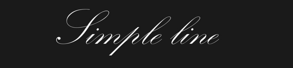 Simple line Profile Banner