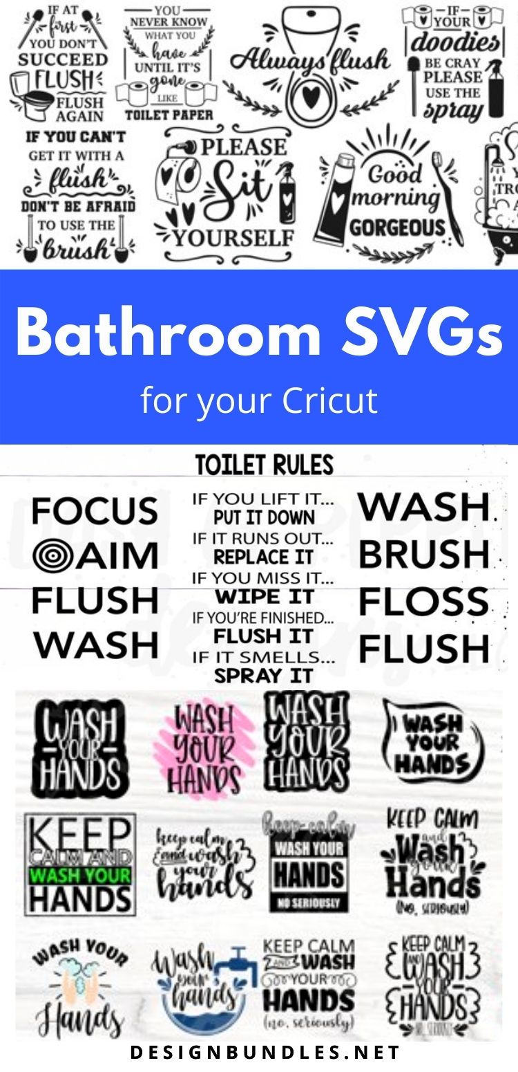 Bathroom SVGs
