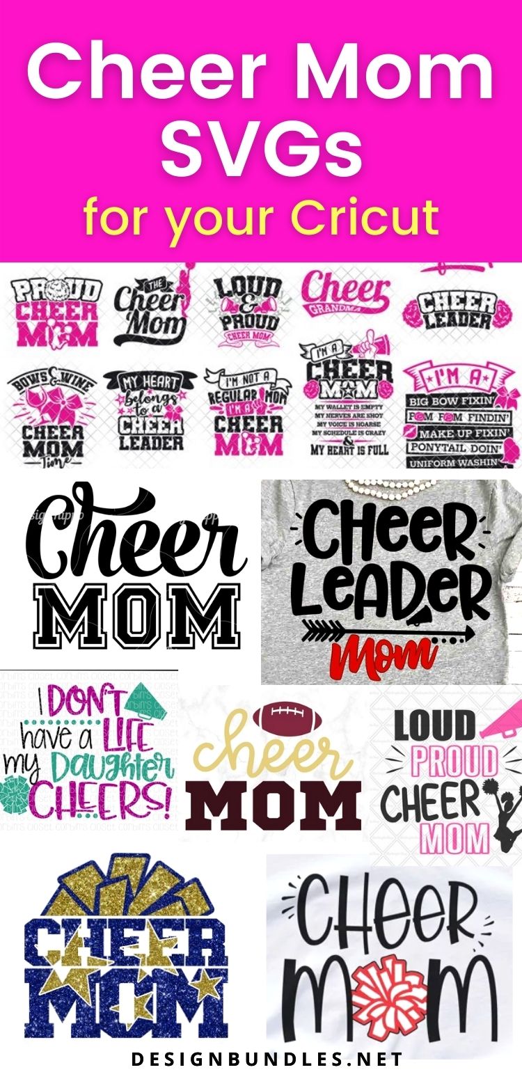 Cheer Mom SVGs